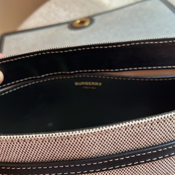 Burberry Canvas Note Crossbody Bag - Picture 10 of 12